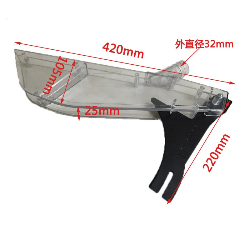 Funda protectora de Sierra de mesa de 10 pulgadas, cubierta protectora de plástico transparente a prueba de polvo, soporte universal a prueba de polvo