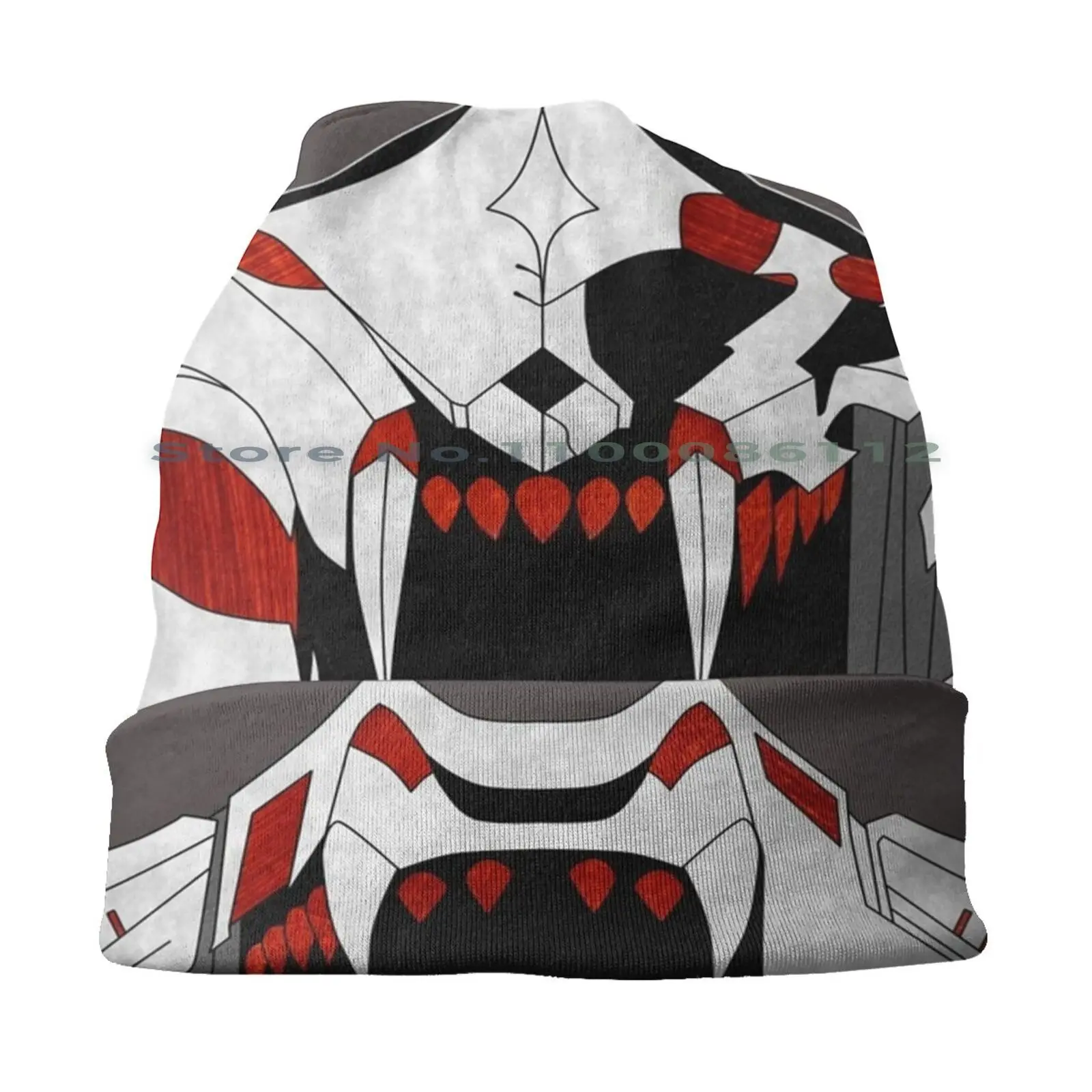 Code Vein-Hound Mask Beanies Knit Hat Code Vein Yakumo Shinonome Blood Gas Revenant Vampire Fangs Brimless Knitted Hat Skullcap