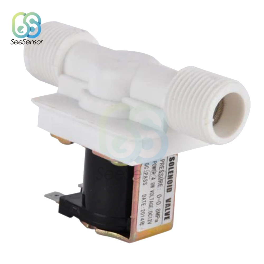 220V 110V 24V 12V Plastic Solenoid Valve Magnetic Washing Machine Dispenser Drinking Water Pneumatic Pressure Controller Switch