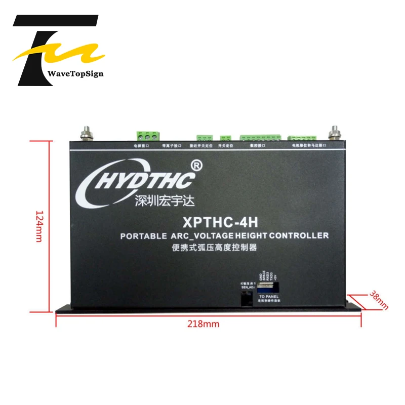 Wavtopsign-controlador de Plasma de voltaje de arco HYD XPTHC-4H, controlador de altura de antorcha de arco, THC independiente para corte por Plasma CNC, AC24V