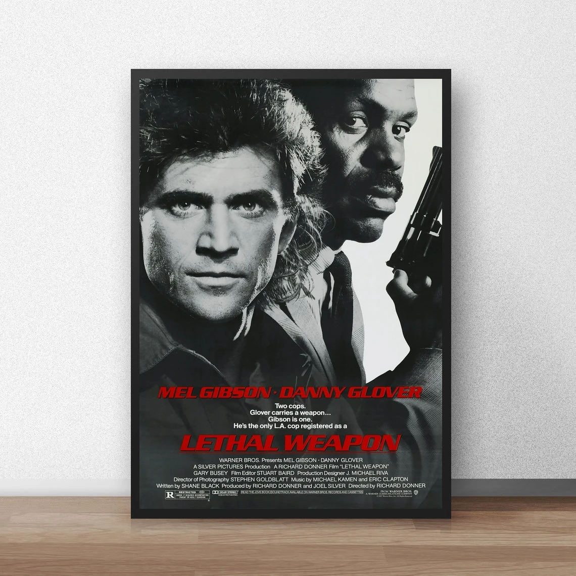 Lethal Weapon Classic Movie Poster Canvas Art Print Home Decoration Wall Painting ( No Frame )