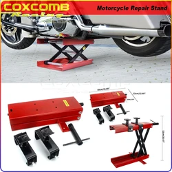 1100 LB Motorcycle Center Scissor Lift Jack Hoist Stand Bikes ATVs Scooter Crank Floor Stand Jack Dirt Bikes Frames