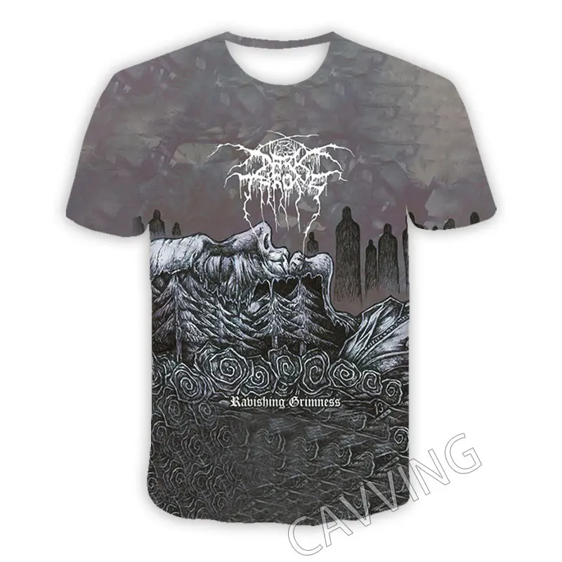 CAVVING 3D Printed  Darkthrone  Rock Band  Casual T-shirts  Hip Hop T Shirts Harajuku Styles Tops Clothing for Men/women