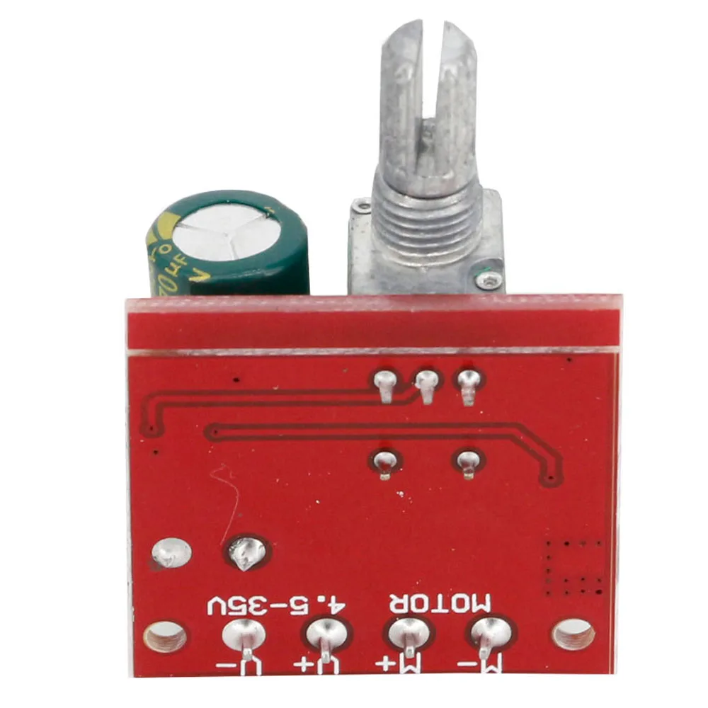 Regulador de velocidad del Motor PWM DC, 5V-35V, Interruptor de velocidad 5A, regulador de velocidad ajustable, interruptor de Control, atenuador LED