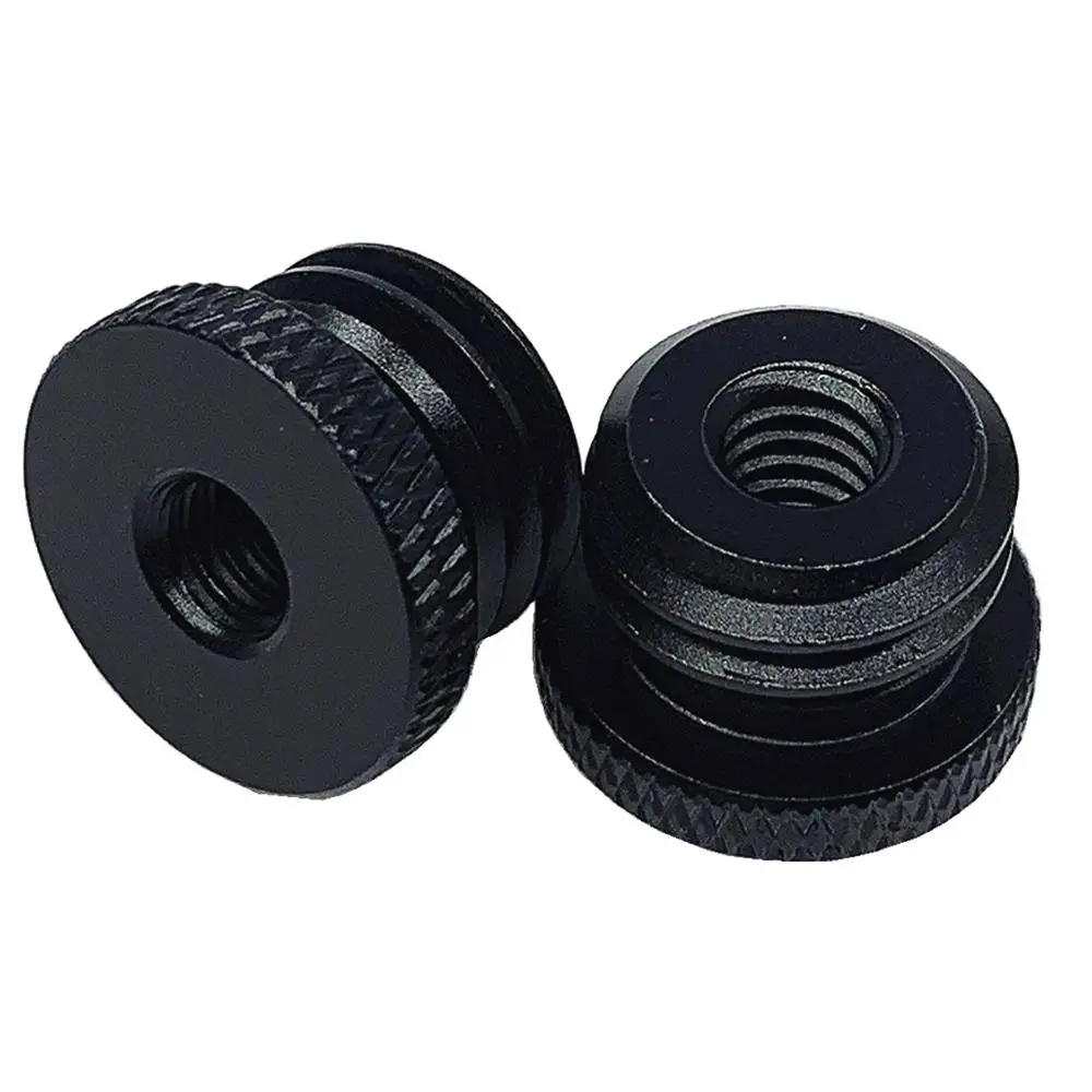 2pcs di Alta Qualità di Rilevamento Prisma Adattatore da 1/4 a 5/8 "x11 Maschio a Femmina Filo Vite Adattatore di Montaggio Treppiede vite della piastra prism set