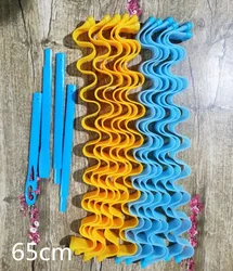 12pcs 25/30/45/50/55/65cm water ripple curling iron DIY manual hairdressing tool ,magic curler,hair roller spiral curls roller