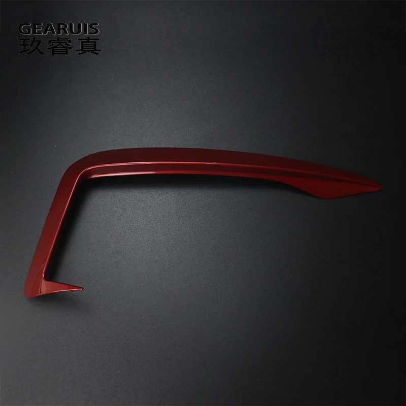 Car Styling Front Fog Lamp Wind Knife Cover Strips Trim For Audi A4 B9 Sport style Spoiler Air Knife Modified Auto Accessories