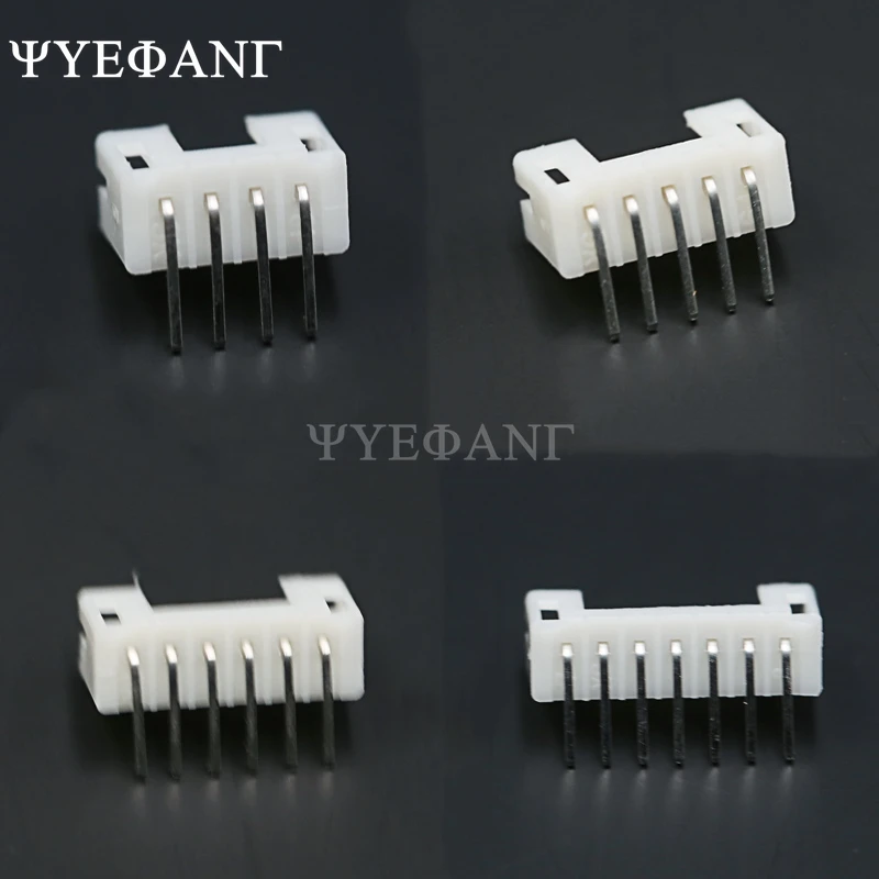 JST PH 2.0 Male Right Angle Header 2-12P Pitch 2mm Wire-to-Board PCB Connector (50pcs/lot)