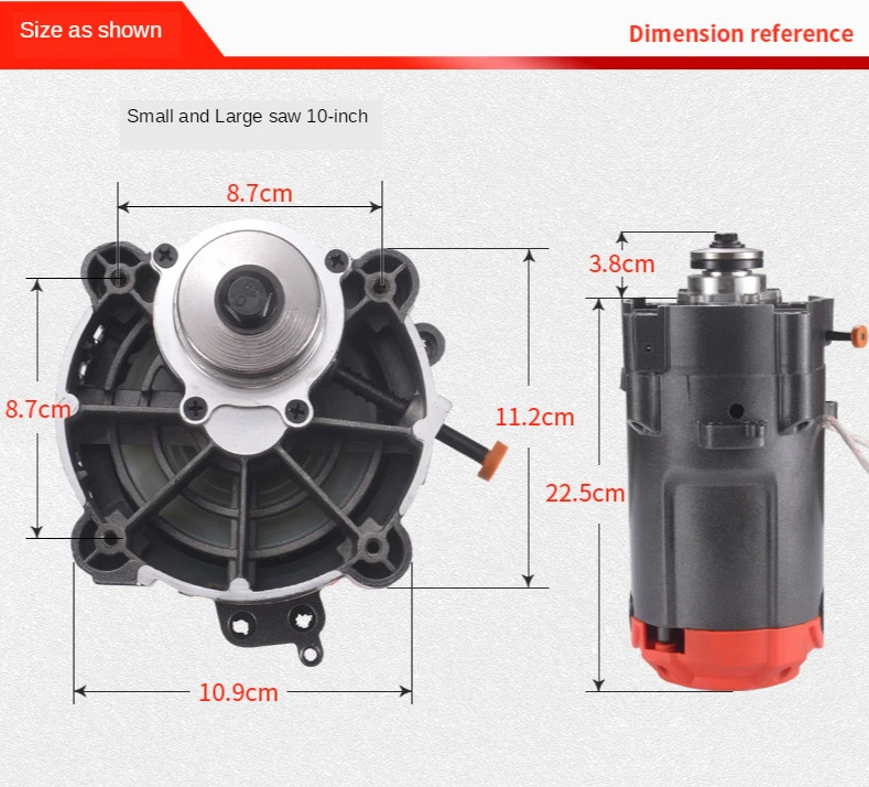 Dust-free composite saw motor woodworking home improvement sliding table saw motor assembly multifunctional folding precision sl