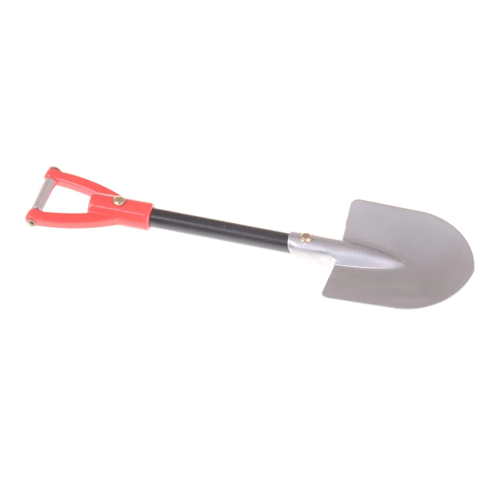 1PCS Total Length 105mm 1:10 Metal Scale Shovel For RC Climbing Truck Car Decorative Tools