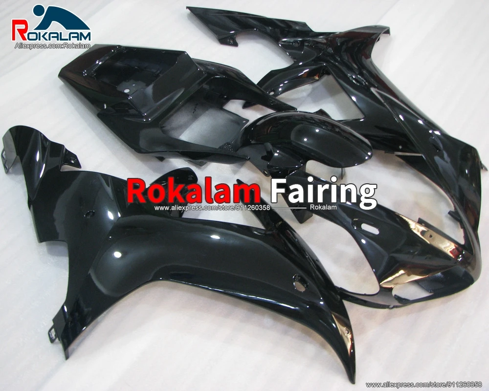 

Обтекатели послепродажного обслуживания для Yamaha R1 YZF1000 2002 2003, яркий черный комплект кузова мотоцикла (литье под давлением)