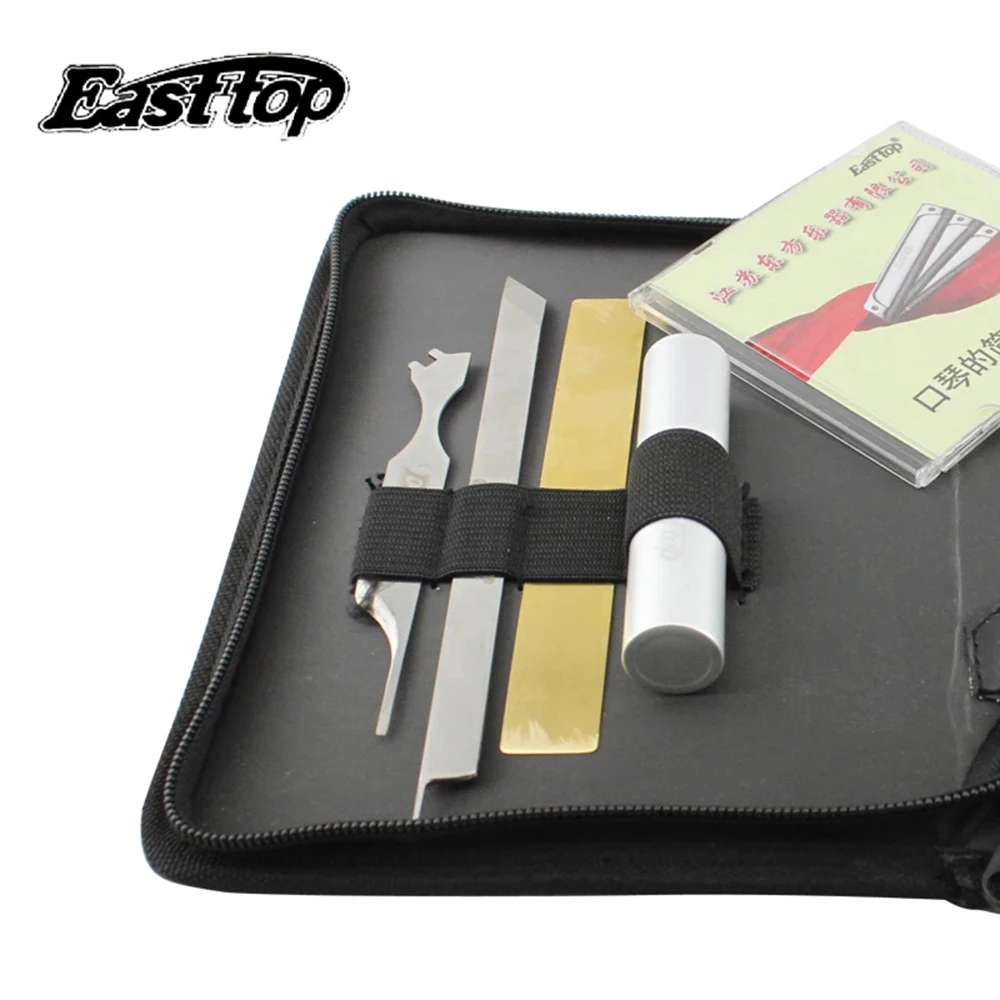 Easttop Harmonica Toolkit Service Workshops Repair Kit Blues Harp Service Set Key C Armonicas Tool Set