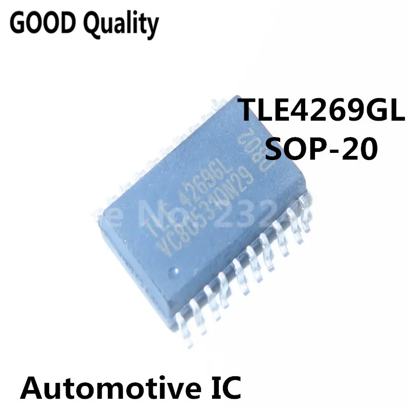 5PCS  TLE4269 TLE4269GL SOP-20 SMD car computer board commonly used fragile chip In Stock