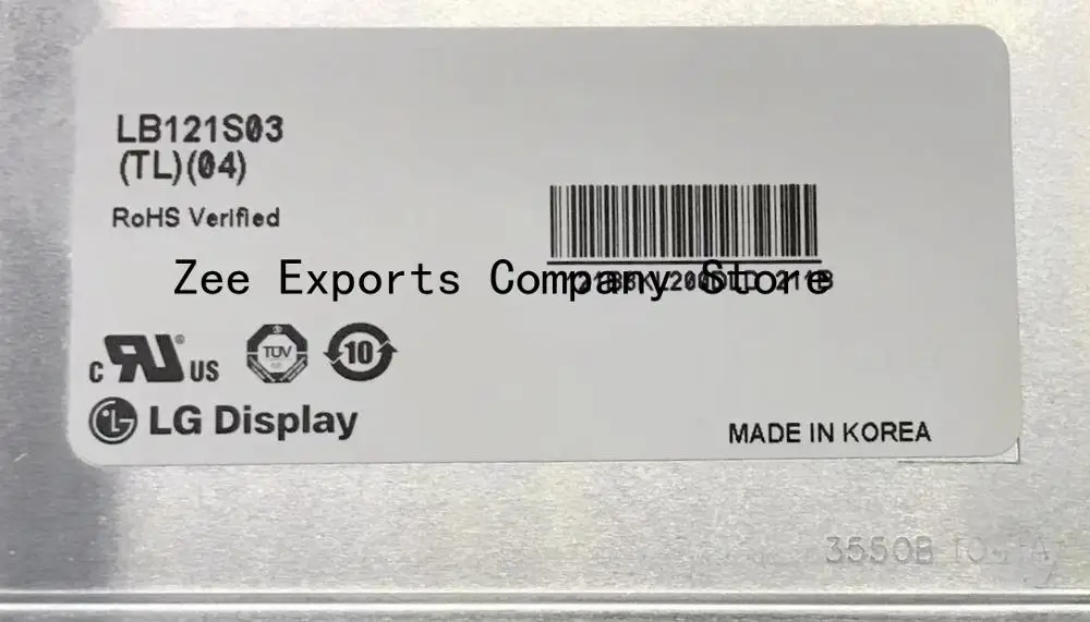 12.1นิ้ว LCD LB121S03-TL04 LB121S03(TL)(04) LB121S03 TL04 800*600 WLED 100% ทดสอบต้นฉบับสำหรับอุตสาหกรรมอุปกรณ์