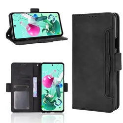 For LG Q92 Case 6.67 inch Premium Leather Wallet Leather Flip Multi-card slot Cover For LG Q92 Q 92 LGQ92 Case