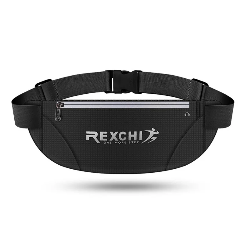 

Outdoor Sports Waist Fanny Pack Running Equipment Cycling Reflective Waterproof Crossbody Bag Light Gray