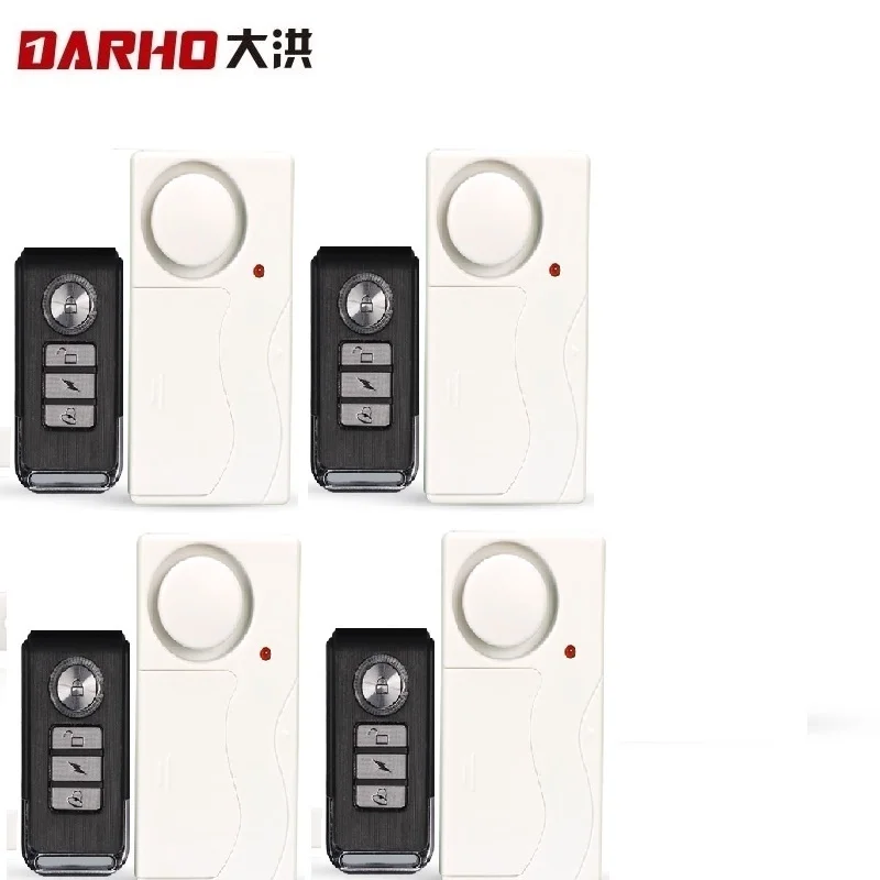 Darho Home Protect ABS Wired Door Window Smart Sensor Open Closed Magnetic Switch Shop Alarm System Normally  Detector Burglar