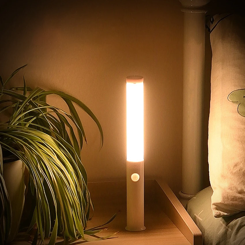 LED Closet Light, Dimmer USB Rechargeable Motion Sensor Light Under Cabinet Lighting, Night Safe Light Bar for Stairs, Kitchen