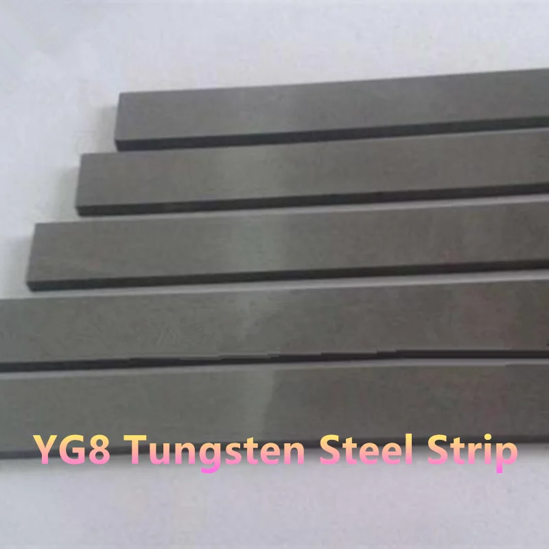 Thickness 6mm Tungsten Steel Strip YG8 Hard Alloy Tungsten Steel Blade Flake Wear-resistant Abrasive Plate Material Customizable