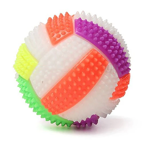 Luminous Bouncing Ball Night Light Flash Football Vent Ball Children Pet Game Toy Dog Kids Girls Boys Gift