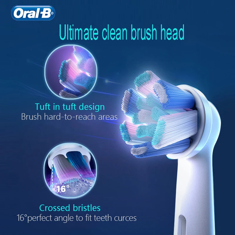 Oral-B iO Ultimate Clean Replacement Electric Toothbrush Heads Refill Gentle Clean Tooth Brush Heads for OralB IO7 IO8 IO9