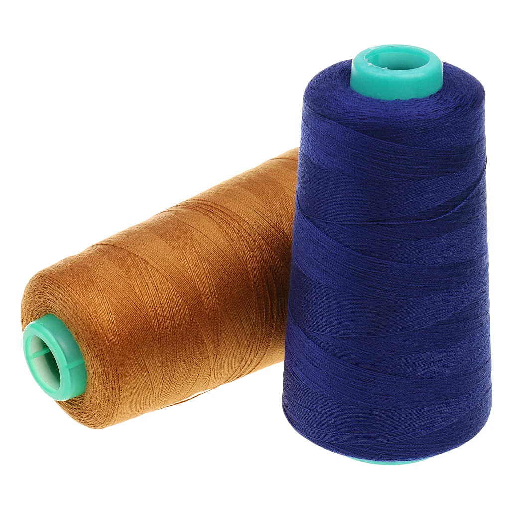 2 Spool Sewing Thread For Extra Strong Upholstery Jeans Demin Button Seams for Sewing Leather Bag Case Making