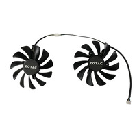 2Pcs/Set 95MM GAA8S2U,Graphics Card Fan,VGA Cooler,For ZOTAC Geforce GTX 1070 Ti AMP Edition,For ZOTAC GTX 1080 Ti AMP Edition