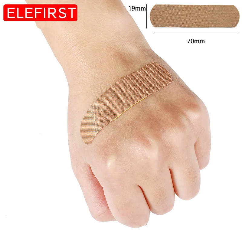 20-100Pcs Elastic Band-Aid Wound Adhesive Plaster Medical Hemostatic Bandages Tapes Home Travel Outdoor Sports First Aid Kit