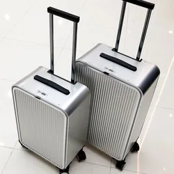 Vnelstyle 100% volledig aluminium reisrolbagage nieuwe luxe mode koffer spinner handbagage trolley 16/20/24 inch