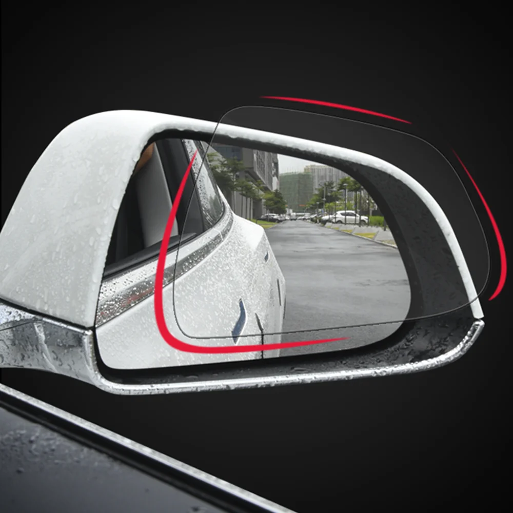 For Tesla Model 3 Auto Exterior Accessories Car Anti Fog Rear View Mirror Rainproof  Film