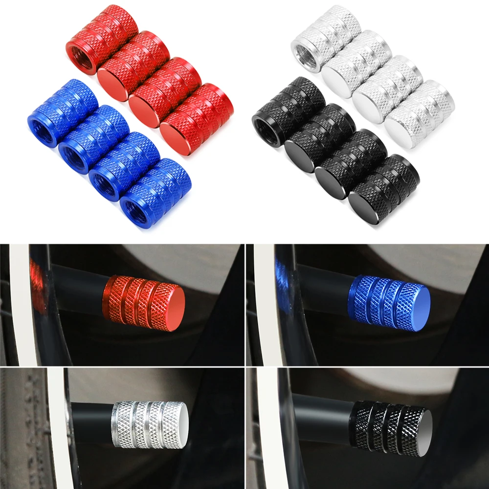 4pcs Car Tire Valve Stem caps for Renault Koleos QM5 QM6 Scenic Megane Fluenec Latitude Clio Rubbe