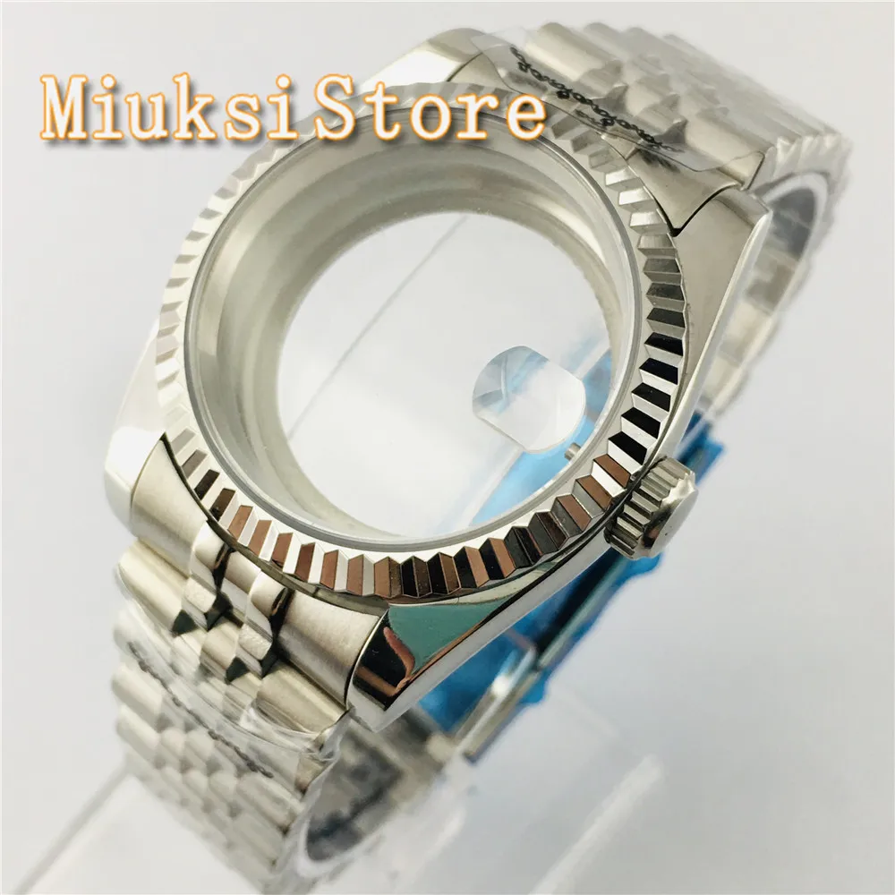 40mm Men's Watch 36mm Sapphire Glass Watch Case and Stainless steel bracelet Fit Miyota 82 series NH35 ETA2824 Movement