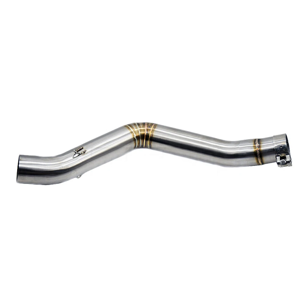 Motorcycle 51mm Exhaust Muffler Middle Link Pipe System For Benelli TRK502 TRK 502 ALL YEARS Slip-on 2017