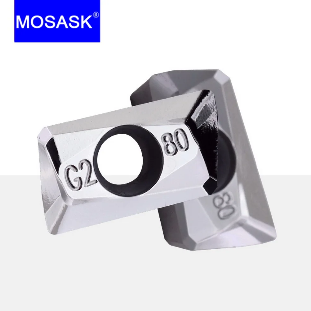 MOSASK APKT 10pcs 1604 1135 ZK01 BAP400 BAP300 เครื่องCNCเครื่องกลึงเครื่องจักรกลอลูมิเนียมทังสเตนคาร์ไบด์แทรก