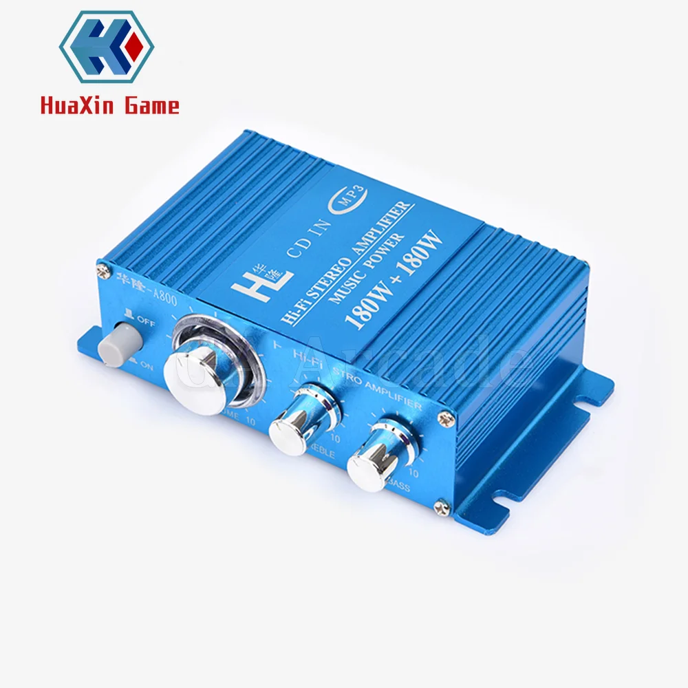 12V 180W Hi-Fi Audio Stereo Amplifier for Music, Raspberry Pi, Panodra box Arcade Game console Accessories