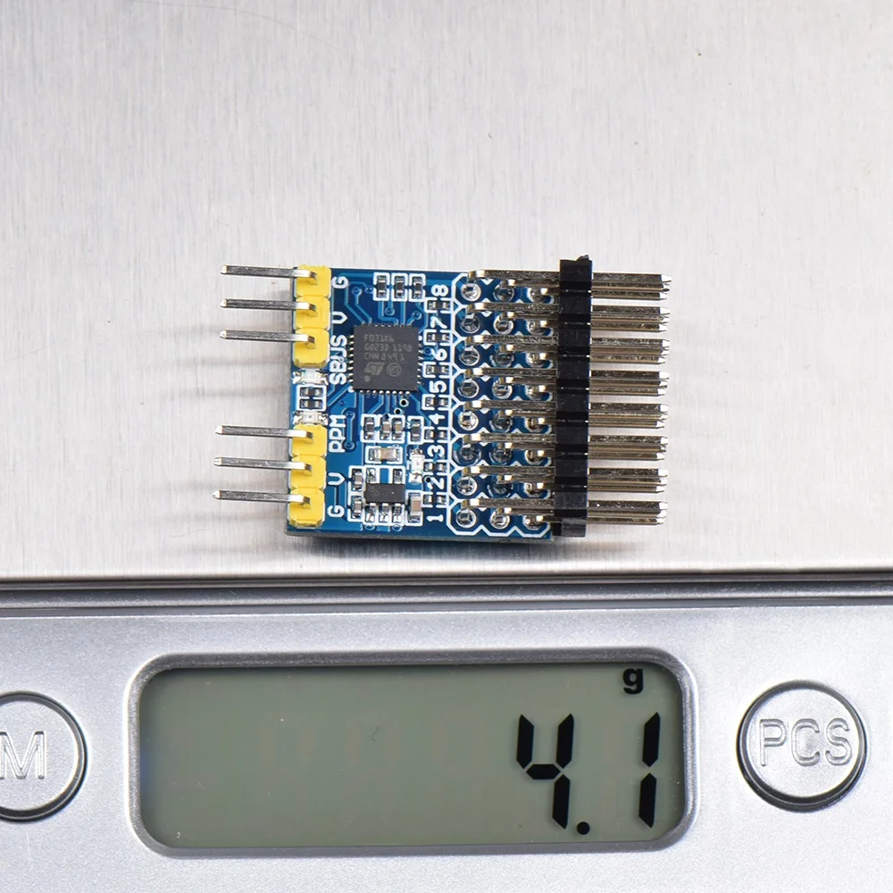 Decodificatore SBUS a PWM/PPM fai-da-te convertitore di segnale ricevitore convertitore a 8 canali per Futaba Frsky Orange