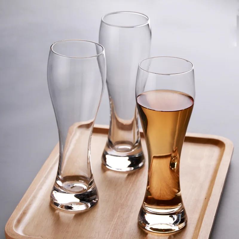 Spot manually blown lead-free crystal glass beer cup creative whisky cup foreign wine cup