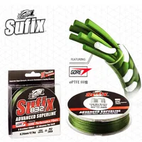 Sufix 832 trenzado 8X línea de pesca trenzada 120M/250M multifilamento súper fuerte 8 línea de pesca trenzada pesca de carpa pesca 13-86LB