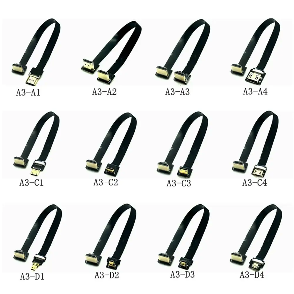 FPV HD męski na żeński Adapter FPC z płaską taśmą fpmi-kompatybilny kabel 20pin do fotografii lotniczej multicoptera