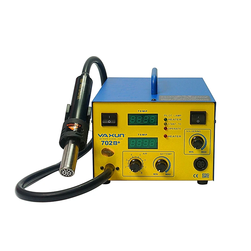YAXUN YX-702B + Smd Bga saldatura stazione di rilavorazione 220V 110V Display digitale della temperatura di lavoro