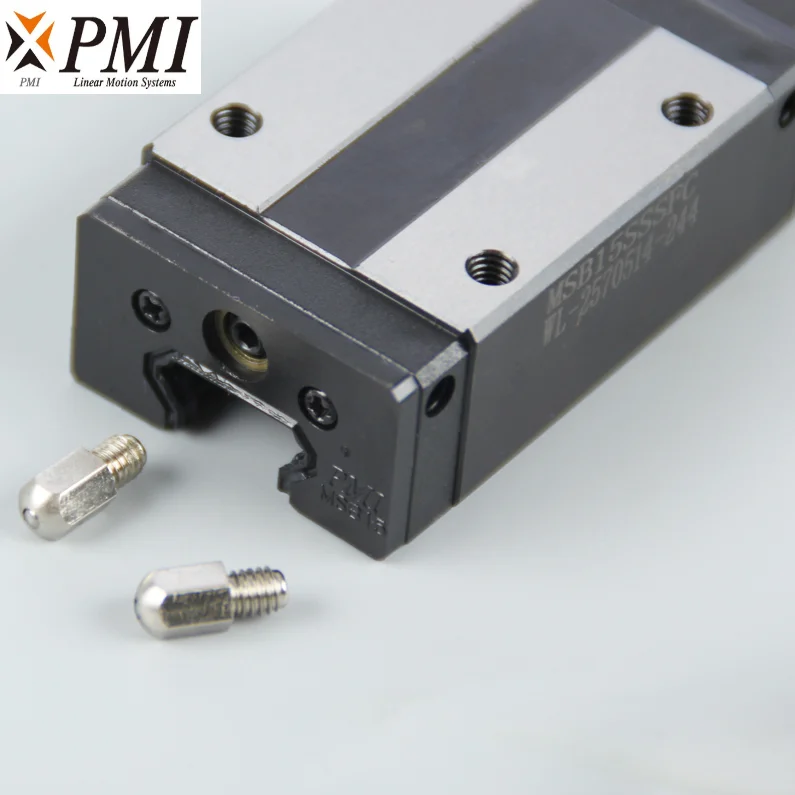 2 Stück Original Taiwan PMI MSB15S MSB20S MSB25S MSB30S -N Linearführungsschlitten für CO2-Lasermaschine CNC-Fräse – Detail 1