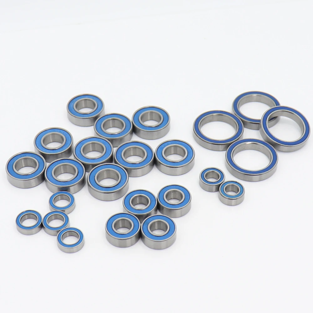 Mugen MBX8 / MBX8 cuillère à soupe scellé roulement à billes Kit Total 24 PC ABEC-3 bleu scellé RC roulements