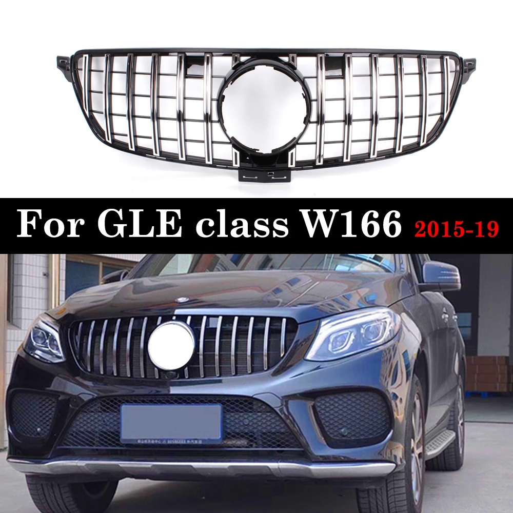 

For Mercedes-Benz SUV GLE Class W166 Auto Front Grille 2015-2019 ML320 ML350 ML400 ML500 ML550