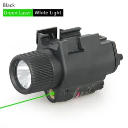 PPT accessori tattici M6 illuminatore torcia luce 350 lumen LED verde laser caccia torcia tattica