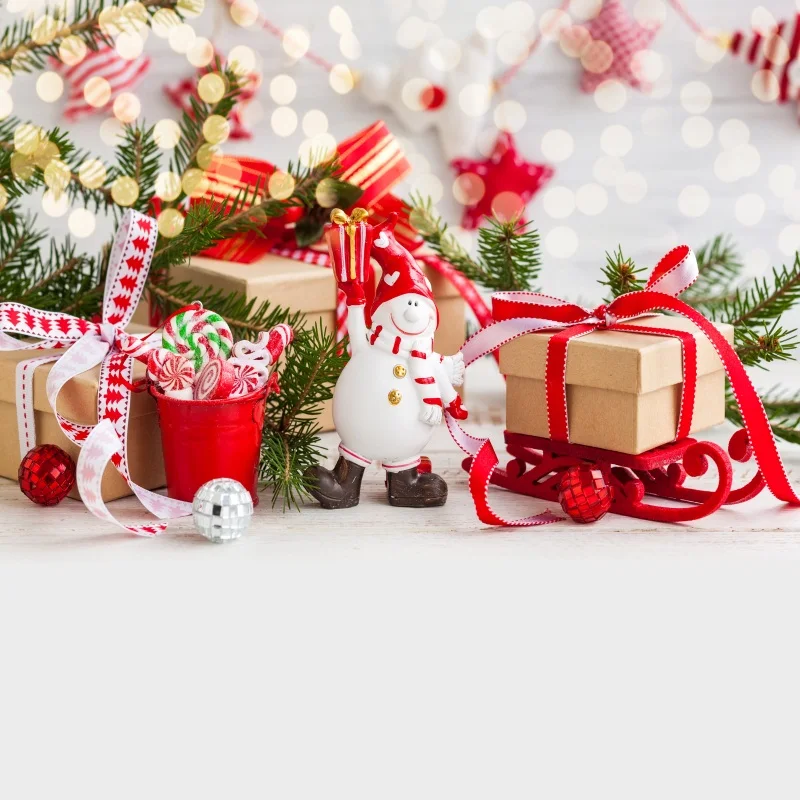 Laeacco Зимний снег Сельский старый с изображением деревянной двери и окна Пол Вечерние Детские сценические фотографии фон для фотостудии