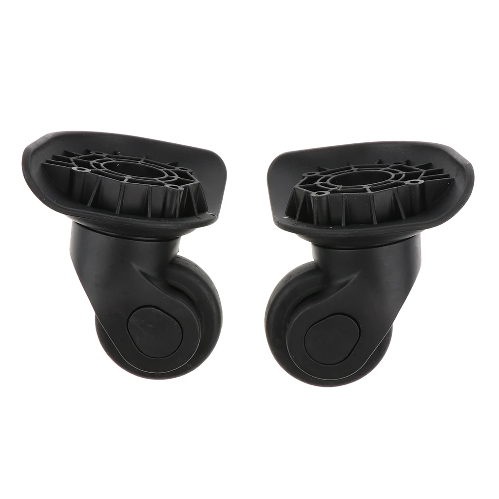 1 Pair Rotation Luggage Suitcase Wheels Swivel Casters Rollers for Travel