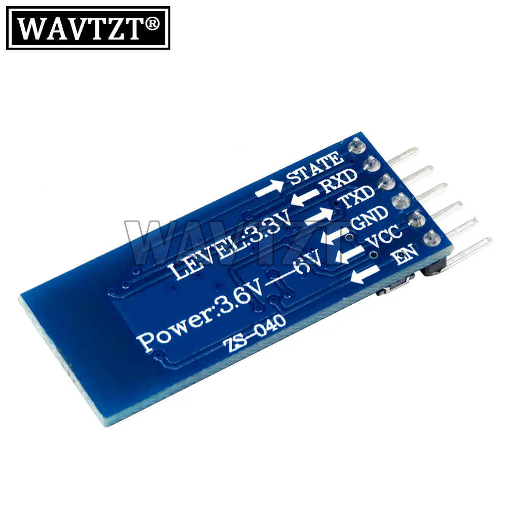 Imagem -06 - Módulo Transceptor Escravo sem Fio Bluetooth para Arduino Conversor e Adaptador rf Hc05 hc 05 Hc-06 rf Rs232 Ttl para Uart