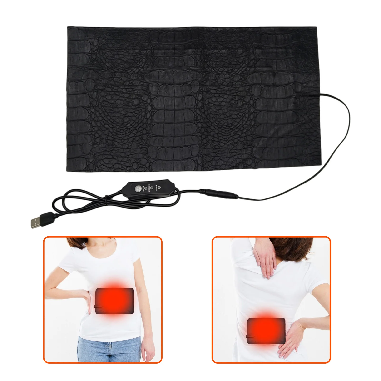 USB Heating Pad Terrarium Reptiles Timing Heat Mat Adjustable Temperature Controller Waist Warmer Electric Heating Sheet