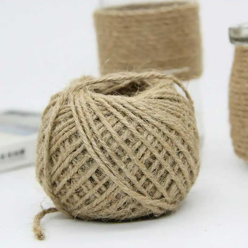 HQ HERE Braided 1-60 MM Diameter Nature Manila Jute Sisal Hemp Rope for Ceiling Decor Fence Clothesline Tug Hand Knotted Craft