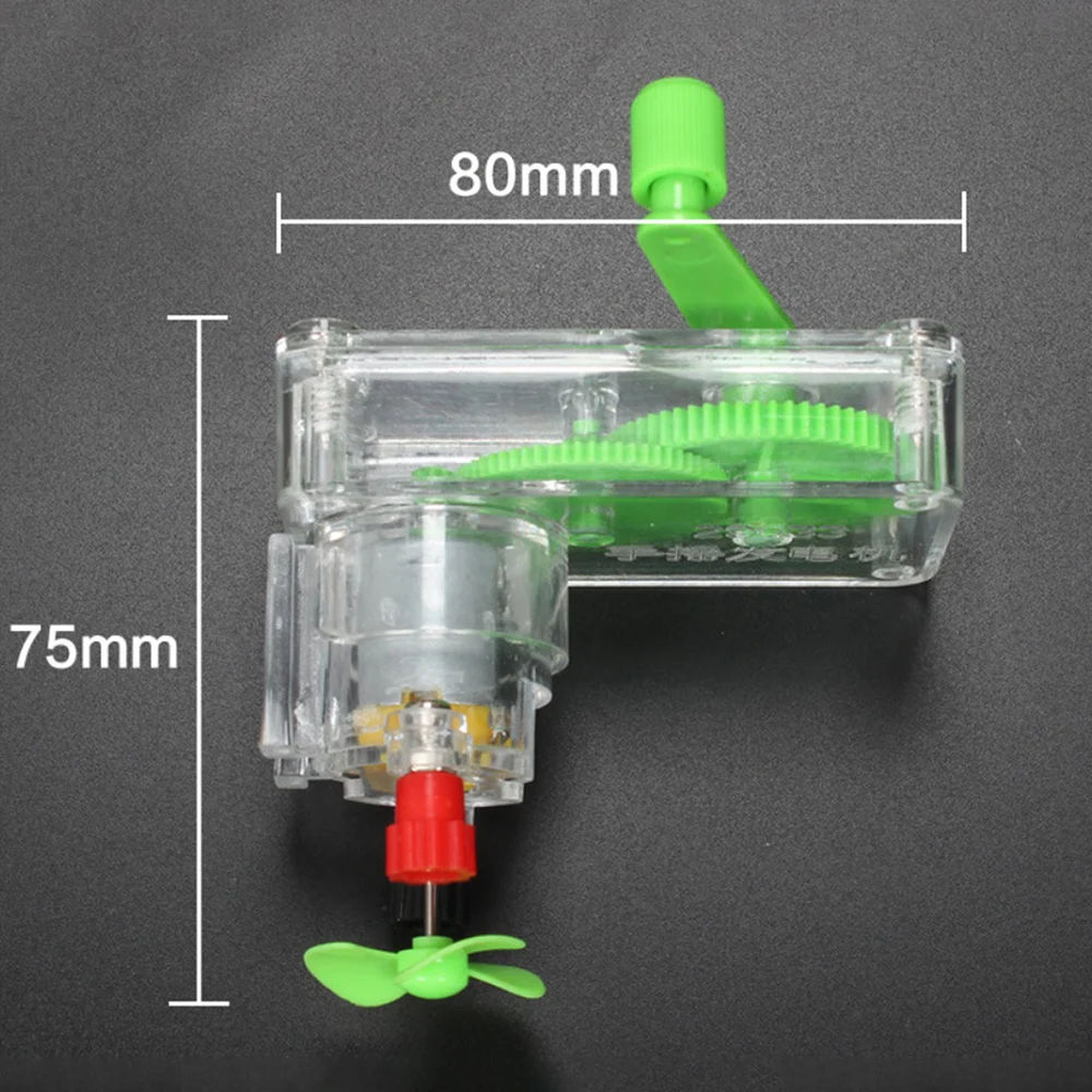 DIY STEM science and education experimental equipment for the physical experiment of the detachable hand generator